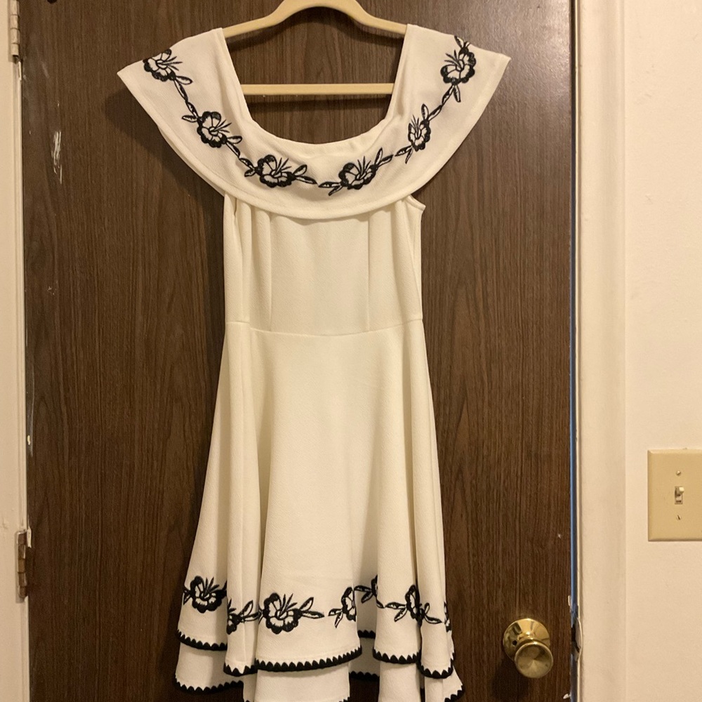 White Detailed Dress